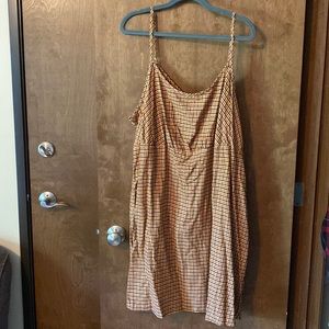 Target brand plaid dress. Size 4x.